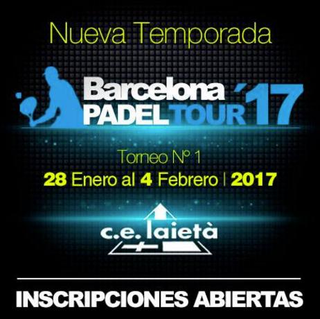 1er Torneo Barcelona Padel Tour 2017