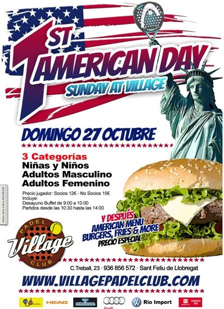 1er torneo de padel American day Village padel club