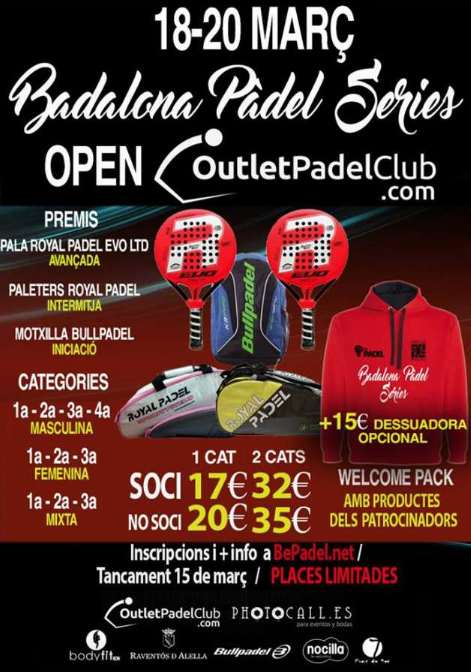 Cartel Badalona Padel Series