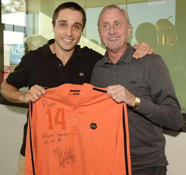Cruyff y Fernando Belasteguín