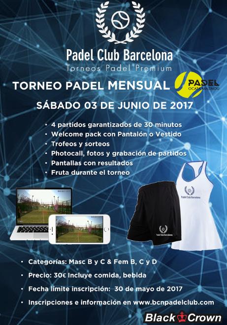 Torneo mensual en Padel Club Ocata - Masnou